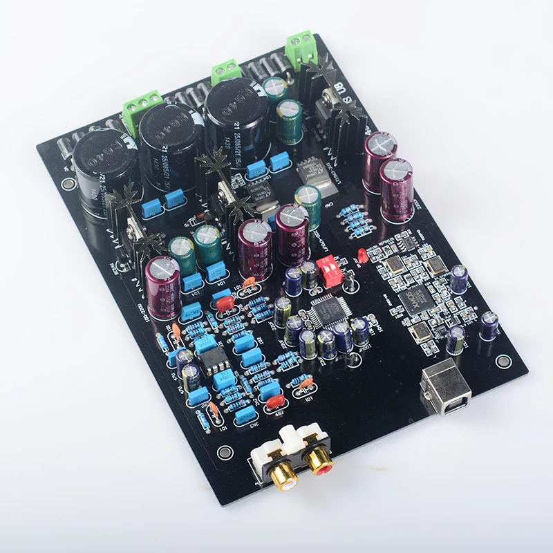 K.GUSS XMOS U8 + AK4495SEQ AD827 LT1963 USB ЦАП Декодер плата поддержка 32 бит 768K Плата усилителя