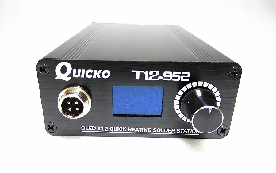 Быстрый нагрев T12 паяльная станция электронный сварочный Утюг новая версия STC T12 OLED цифровой паяльник T12-952 QUICKO