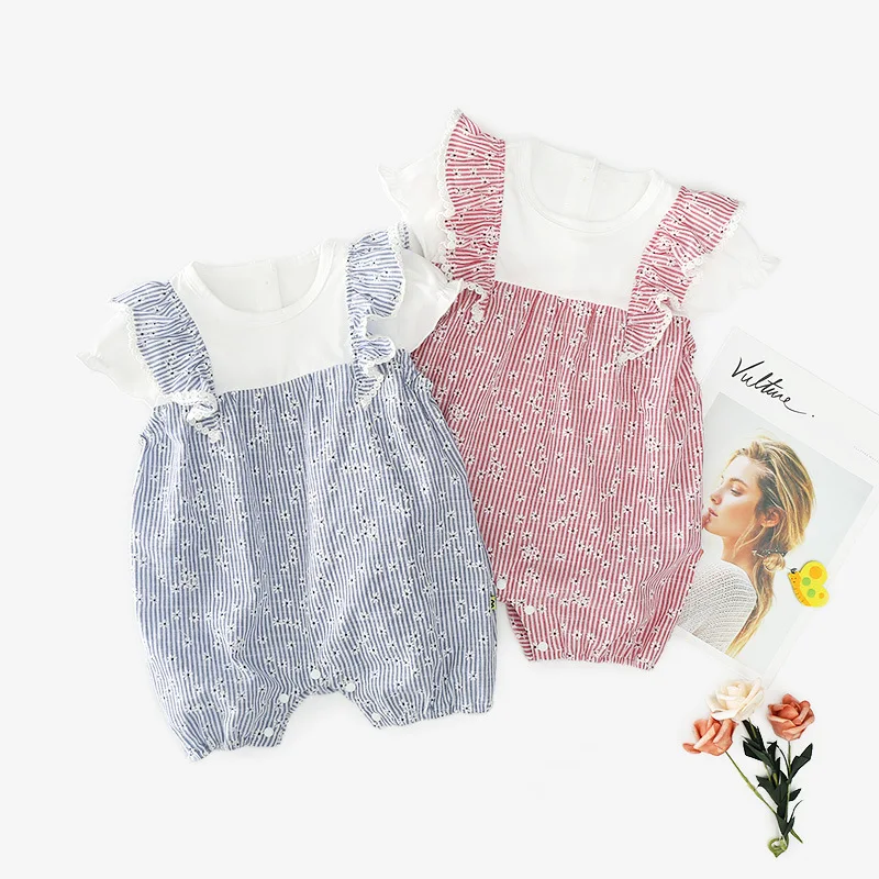 

Baby Clothes 2019 Summer Infant Romper Thin Newborn Wear