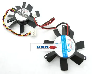 

HZDO PLD05010S12L 12V 0.10A 45mm 2Pin 3wire Cooler For MSI GT440 Cooling Fan