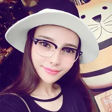 Newest Trend Retro Superstar Alloy Half Style Eyewear Frame Men Women Optical Eyeglasses Computer Glasses Spectacle Frame Oculos