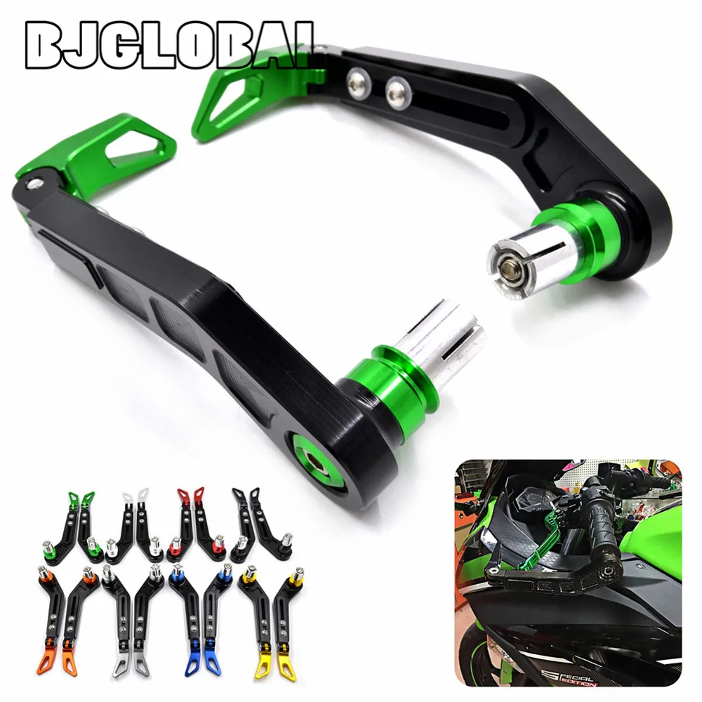 

BJGLOBAL CNC Aluminum Motorcycle Brake Clutch Lever Protector Guards 7/8" Handlebar For Yamaha yzf R3 R1 R6 MT07