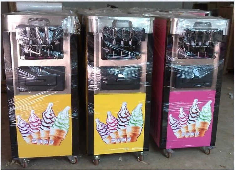 22-40л/ч 3 вкуса замороженный йогурт мягкого мороженого машина