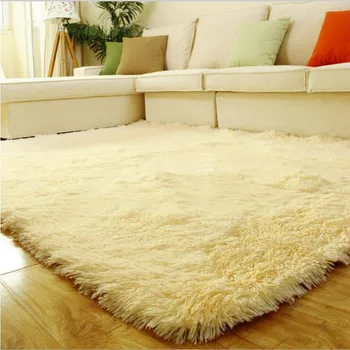 

70*180cm Stylish Beige Solid Color Rectangle Household Rug Carpet For Home Living Room Kids Bedroom Free Shipping