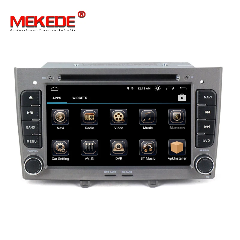 MEKEDE 7 дюймов 2din Android 8,1 Автомобильный gps dvd Радио для peugeot 308 408 2009- Авторадио Стерео мультимедийный плеер