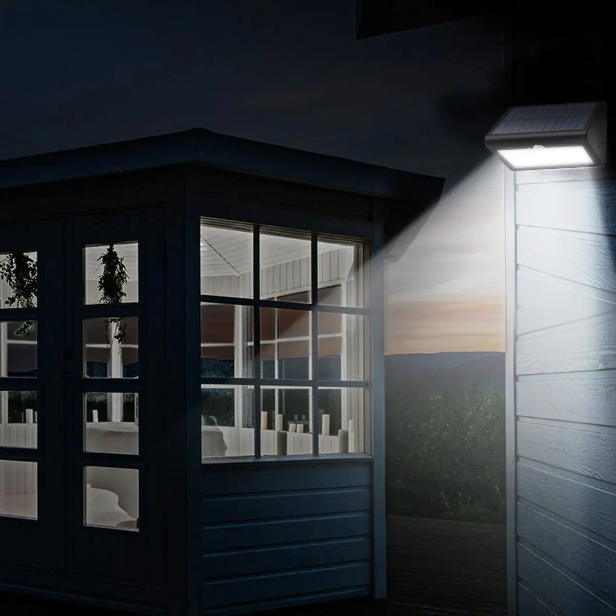 Sensor de Movimento Solar sem Fio Decoração do Jardim Solar ao ar Luzes de Rua Lâmpadas Leds Luminaria Solar Luz Livre Lâmpada Led 2 Peças 38 6 Cheap Lâmpadas solares