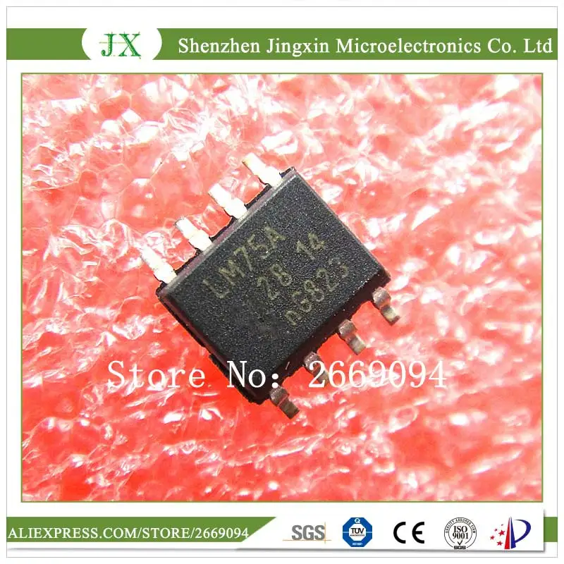 

100PCS 200PCS LM75AD SOP8 LM75 SOP LM75A SMD SOP-8