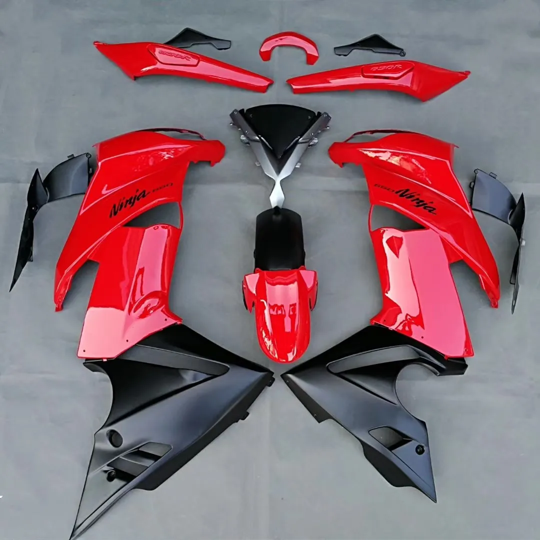 Motorcycle ABS Bodywork Fairing Kit For Kawasaki Ninja 650R ER6N ER 6N 2009 2010 2011 ER 6N 09
