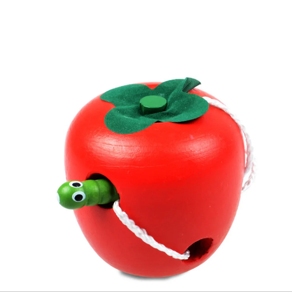 The Caterpillar Eats The Apple Wooden Puzzle Educational Toys For Children in Puzzles From Toys 