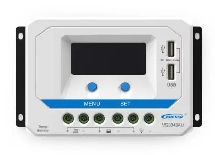 

EPSOLAR VS3048AU 30A 12V 24V 36V 48V EP EPEVER New Viewstar Solar Charge controller LCD display