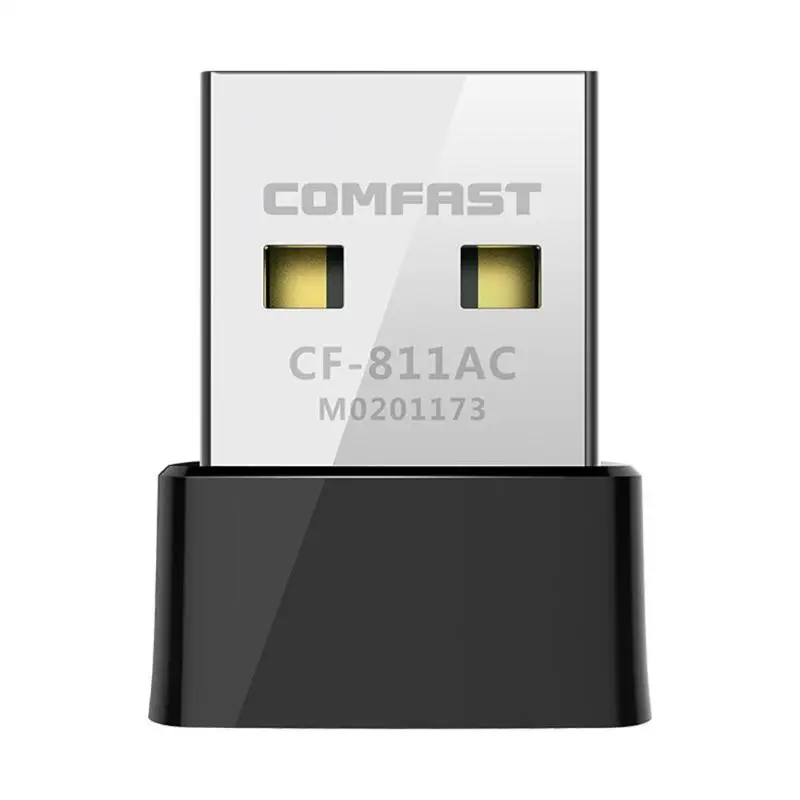 COMFAST CF-811AC 650 Мбит/с черный адаптер Wi-Fi USB Адаптер 2,4 + 5,8 ГГц PC сетевая карта ключ моделирование AP функция