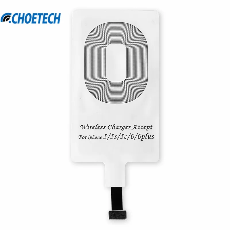 

Phone Wireless Charger Receiver Patch Module Ultra-thin QI Wireless Receiving Charging Patch For iPhone 6 6S 6plus 7 7plus 5S 5C