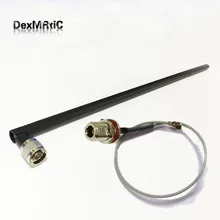2,4 ГГц 12dBi с высоким коэффициентом усиления Omni wifi антенна N male для беспроводного маршрутизатора 45 см+ N Тип Женский переборочный переключатель ufl/ipx RF кабель