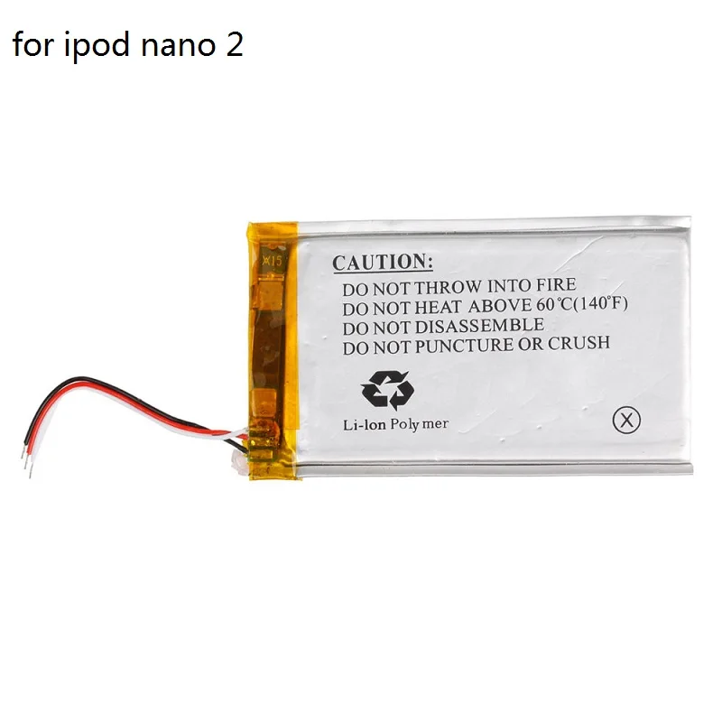 3,7 V литий-ионная аккумуляторная батарея 330mAh для iPod Nano 2 2G 2-го поколения MP3 с инструментами