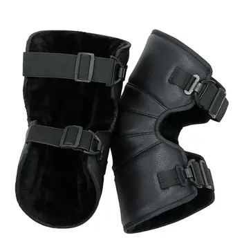 

Waterproof PU Motorcycle Warm Motorbike Riding Knee Pads Windproof coldproof Winter Outdoor Knee Protective Guard