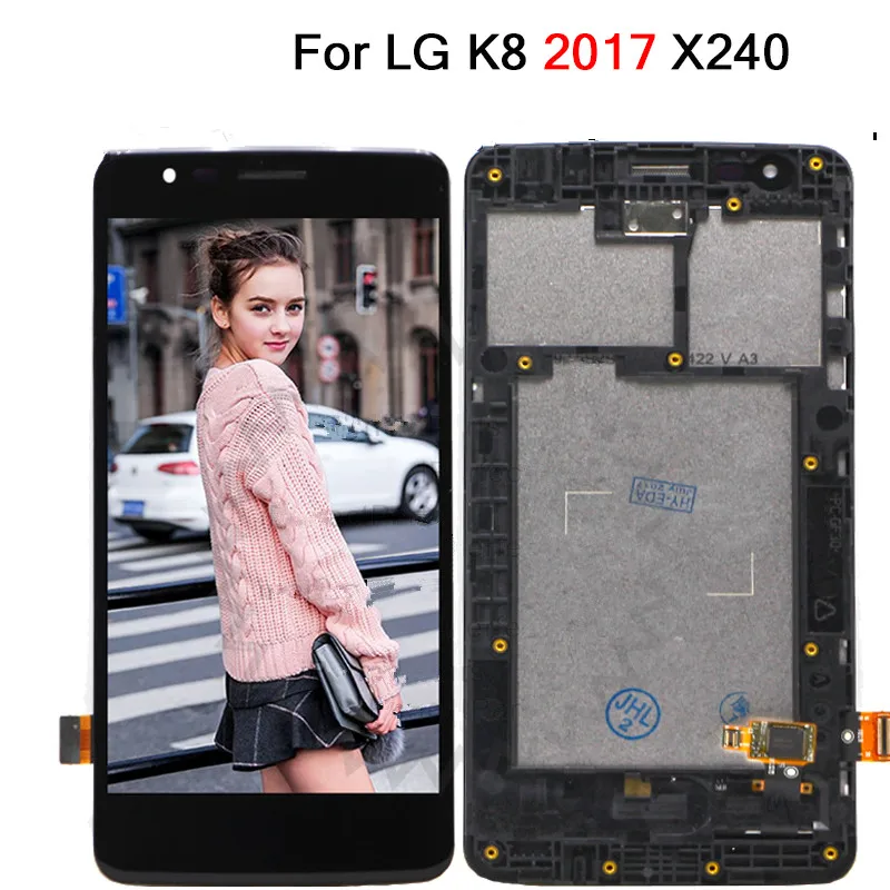 

5.0"For LG K8 2017 Display X240 LCD Touch Screen Digitizer Assembly X240H US215 for LG K8 2017 X240 LCD Screen Replacement