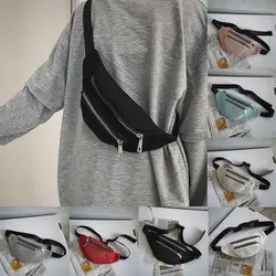 Новинка 2019 года; женская открытая однотонная сумка-мессенджер; сумка-мессенджер на груди; поясная сумка; сумки для телефона; сумки для