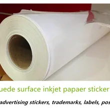 Бумага для струйной печати с клеем/В ролях coated и матовой замши отделкой для пигмента принтера