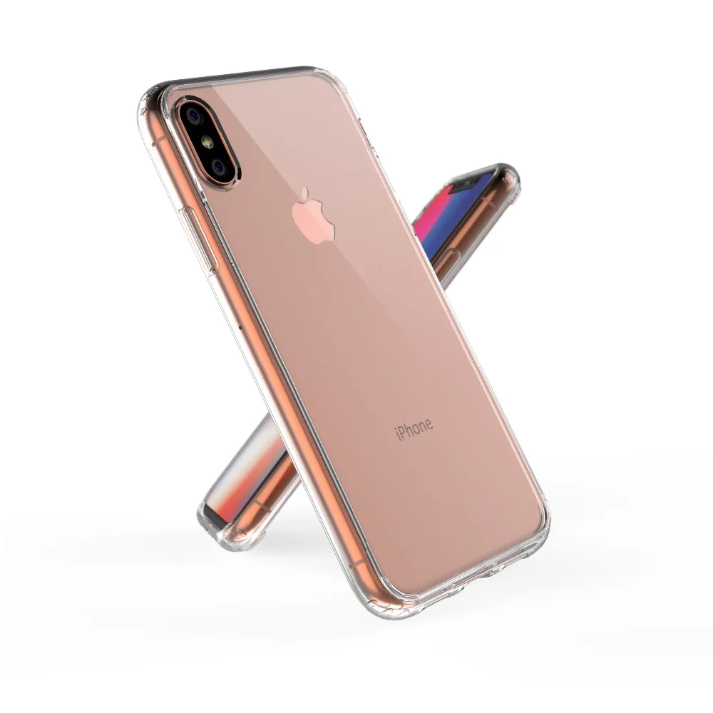 For iPhone X Case, Ultra Clear Transparent Slim Sleek
