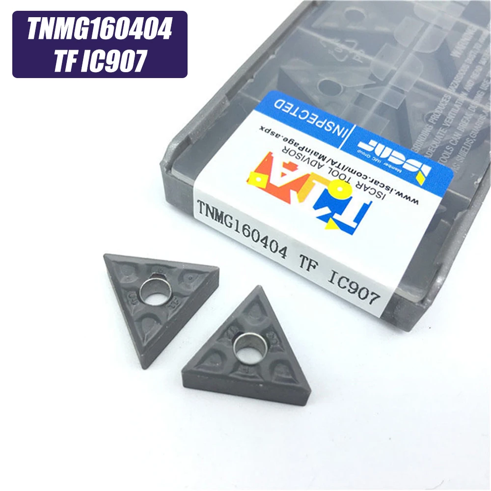 

20PCS TNMG160404 TF IC907 External Turning Tools Carbide insert TNMG 160404 Lathe cutter Tool Tokarnyy turning insert