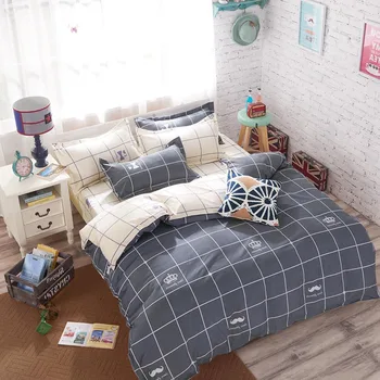 

3/4Pcs Bedding Set 4pcs Duvet Cover Sets Soft Bed Sheet Set Pillowcase Home Textile bed Queen King Full Twin Size