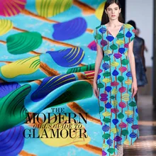 Высококачественная Заказная цветная оболочка цифровая печать шелковая ткань для летнего платья, 12Momme одежда из крепа Ткань DIY шитье Новинка