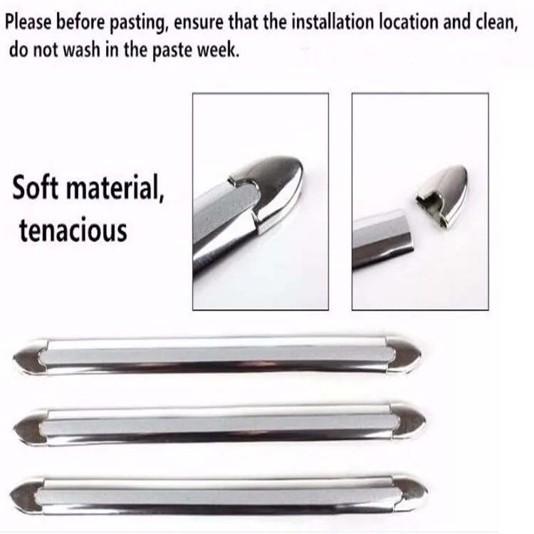 

car-styling Auti-collision strip Bumper Protector for Nissan Geniss Juke Almera Primera pathfinder Sentra Versa Alt accessories