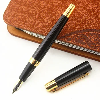 

DIKA WEN Brand 8017 Fountain Pen Black Frosted Ink Canetas For Calligraphy Writing Gift Office School Supplies Stationery