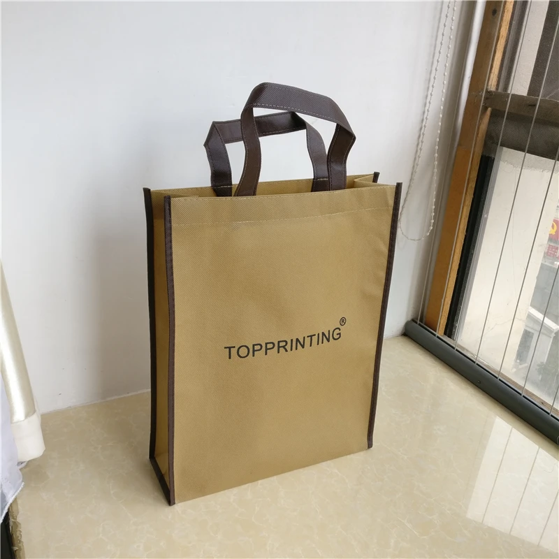 0 : Buy Whole 500pcs/lot 40Hx30x10cm reusable non woven shopping bags customized ...