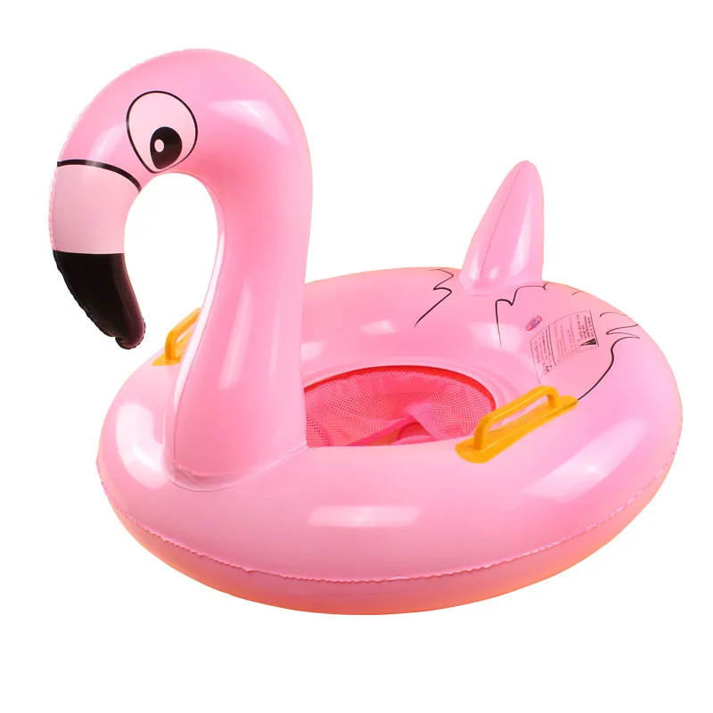 2017 Baby Swimming Ring Boys Girls Summer Swan Seat Float Inflatable