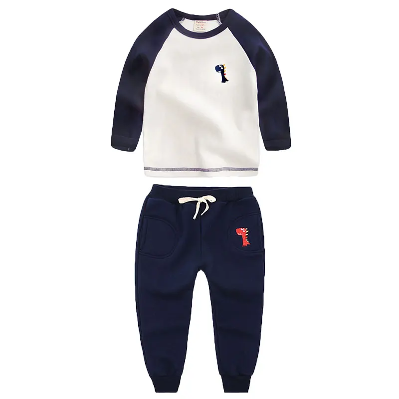 

Children Clothing Set T-shirts Pants Boys Girls Dinasour Baby Kids Clothes Set(T-shirt+Very Thick Trouser) Purchase Separately