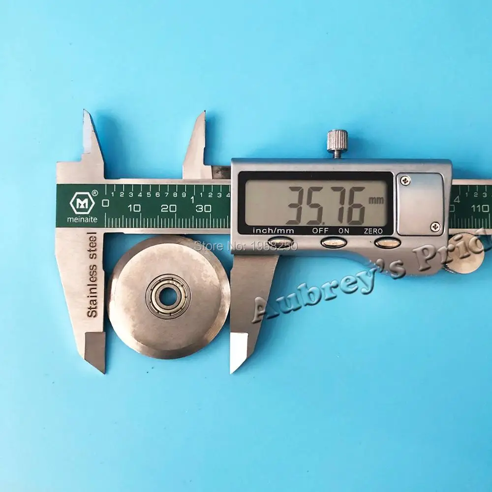 

1Pcs of Only Cutting Blade No Frame Wheel of 18inch Blue 460mm Electric Creasing Cutting Perforator 3 Function Machine Cutter