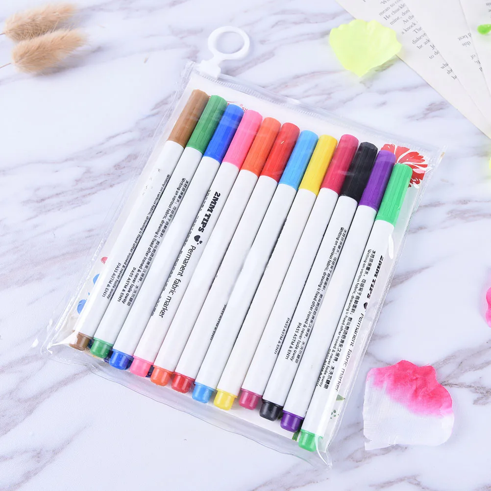 Fabric Pen Water Fabric Washable Marker Marking Pen Textile Ink Pen For