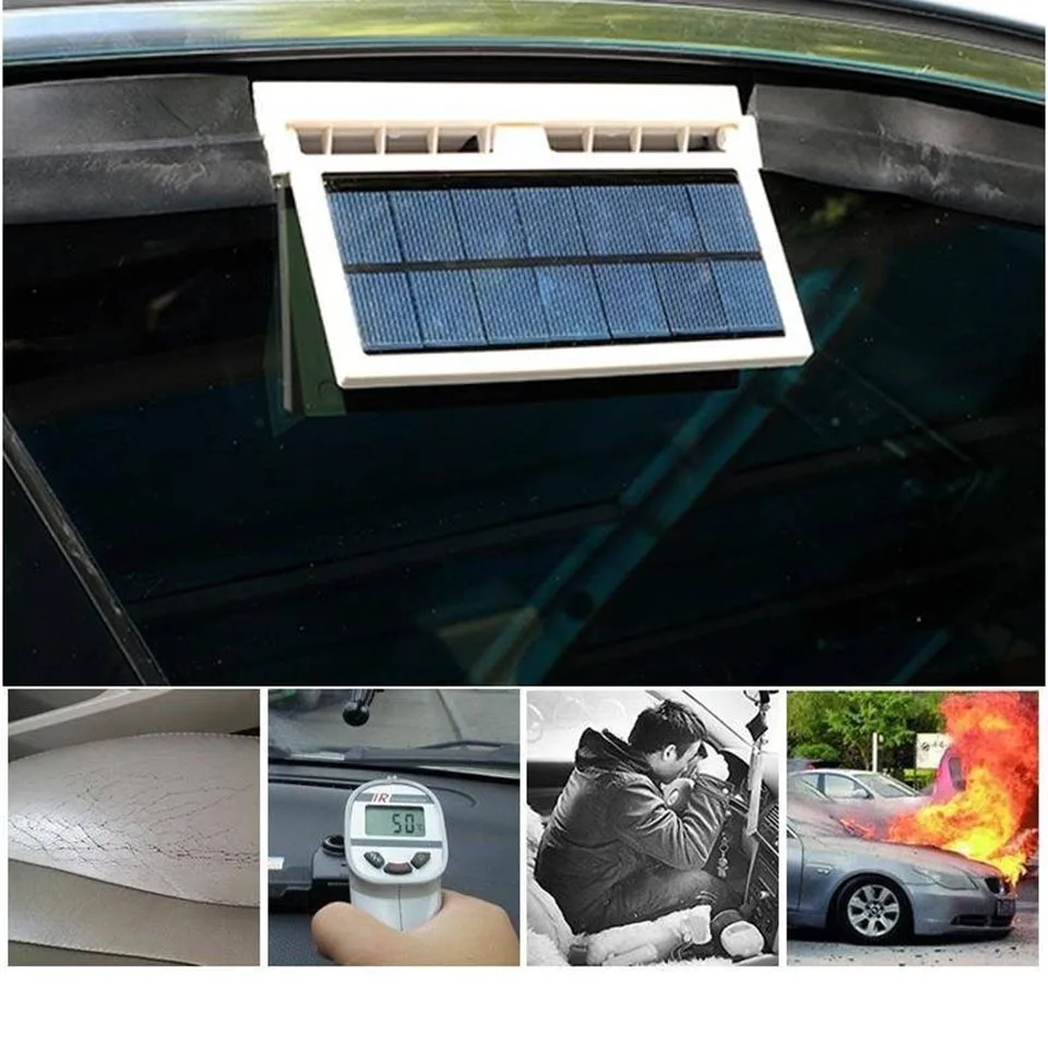 Автомобильный вентилятор на солнечной энергии ed, автоматический холодный вытяжной вентилятор, автомобильный вентиляционный вентилятор на солнечной батарее, двойной режим питания