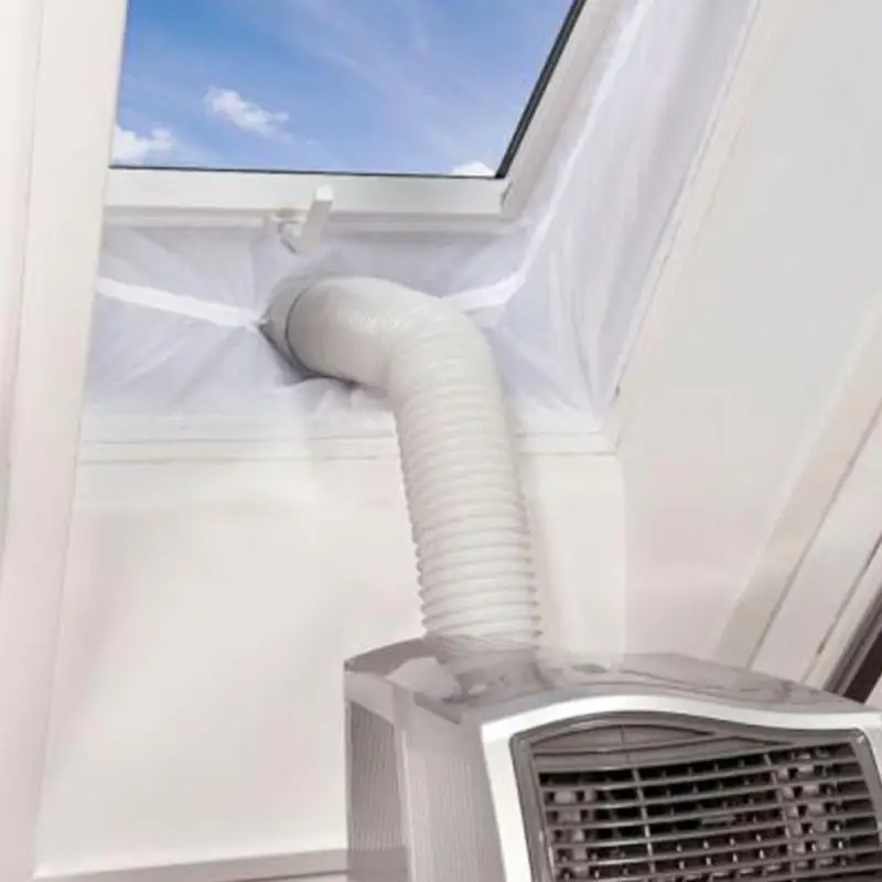

4M Quality Air Lock Window Seal Cloth Plate White Universal Home Flexible Waterproof Soft Board For Mobile Air Conditioner #20