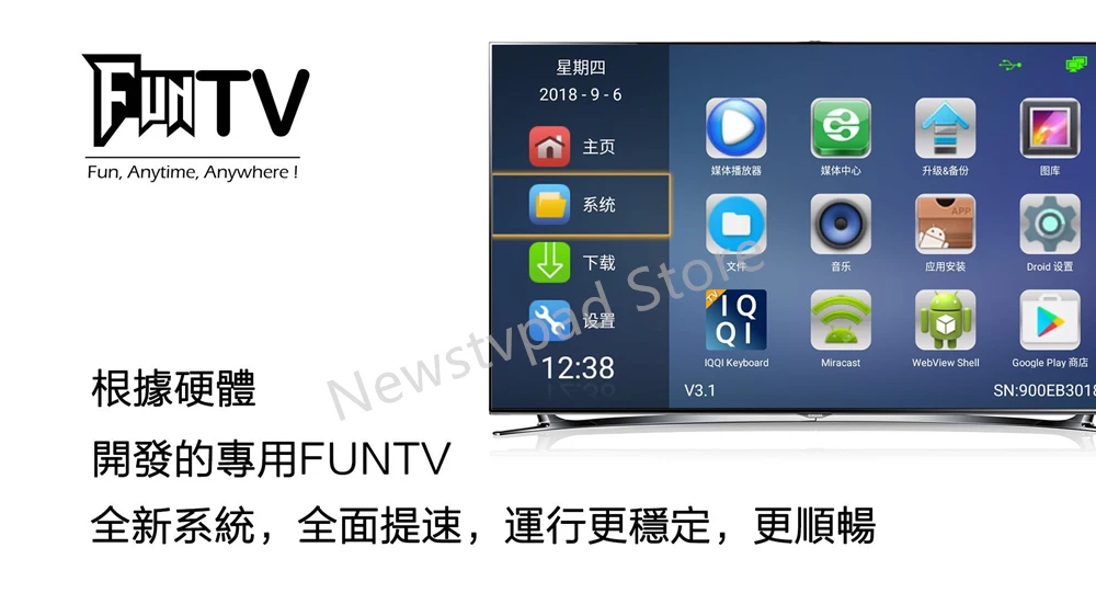 [Подлинный] Funtv box funtv3 a3 коробка HTV evpad tvpad4 китайский Гонконг Тайвань Канада малайзия корея япония каналы IPTV live