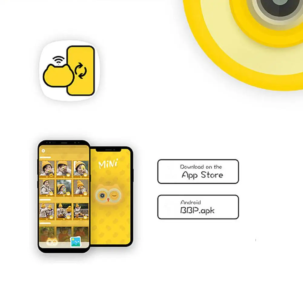 Мини мультфильм Сова Форма Смарт камера для детей мальчиков девочек фото видео День рождения фестиваль подарок детям