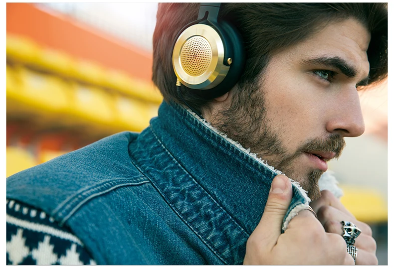 Черные складные Hi Fi стереонаушники Mi с встроенным микрофоном|Наушники и