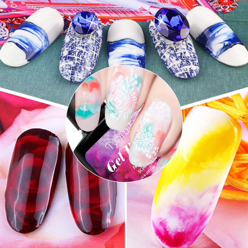 Pooypoot Blossom Gel Nail Polish Magic Blooming Effect Gel Lacquer Soak off UV Nail Gel Varnishes Nail Art Design DIY Decoration Pooypoot Blossom Gel Nail Polish Magic Blooming Effect Gel Lacquer Soak off UV Nail Gel Varnishes Nail Art Design DIY Decoration