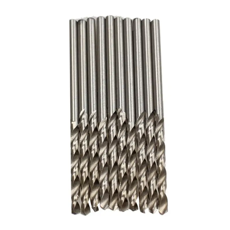 10PCS/Set HSS Twist Drill Bit 2.5mm/3mm/3.5mm/4mm Micro HSS Twist Drilling Auger Bit for Electrical Drill Woodworking Power Tool