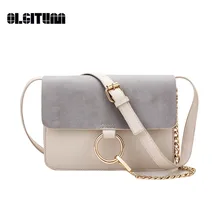 OLGITUM 2017 Nuevas Mujeres Bolsas de Mensajero Bolso de Hombro Del Bolso de Las Mujeres de Marcas Famosas Mujeres de Los Bolsos de Cuero F539