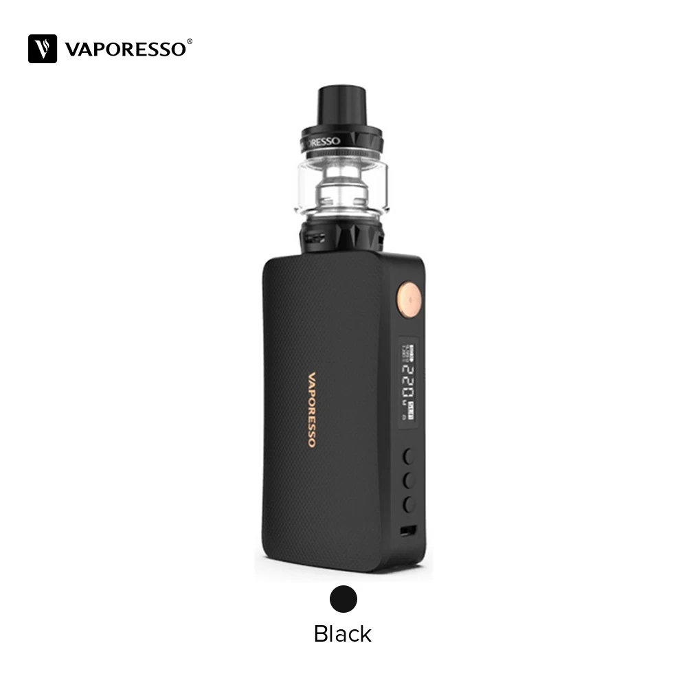 Оригинальный Vaporesso Роскошные S комплект No18650 электронная сигарета с 220 Вт коробка