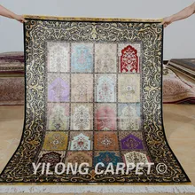 Yilong 4'x6' Традиционный Сад дизайн ковра vantage Античная ковры ручной работы(0653