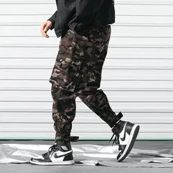 Zogaa 2019 Мужские штаны хип-хоп шаровары, штаны для бега мужские брюки для бега камуфляжные высококачественные штаны для бодибилдинга мужские