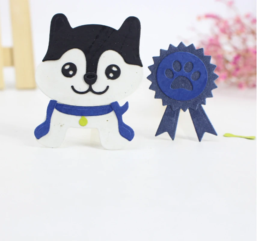 

ZhuoAng New cute two ha design cutting mold making DIY clip art book decoration embossing mold