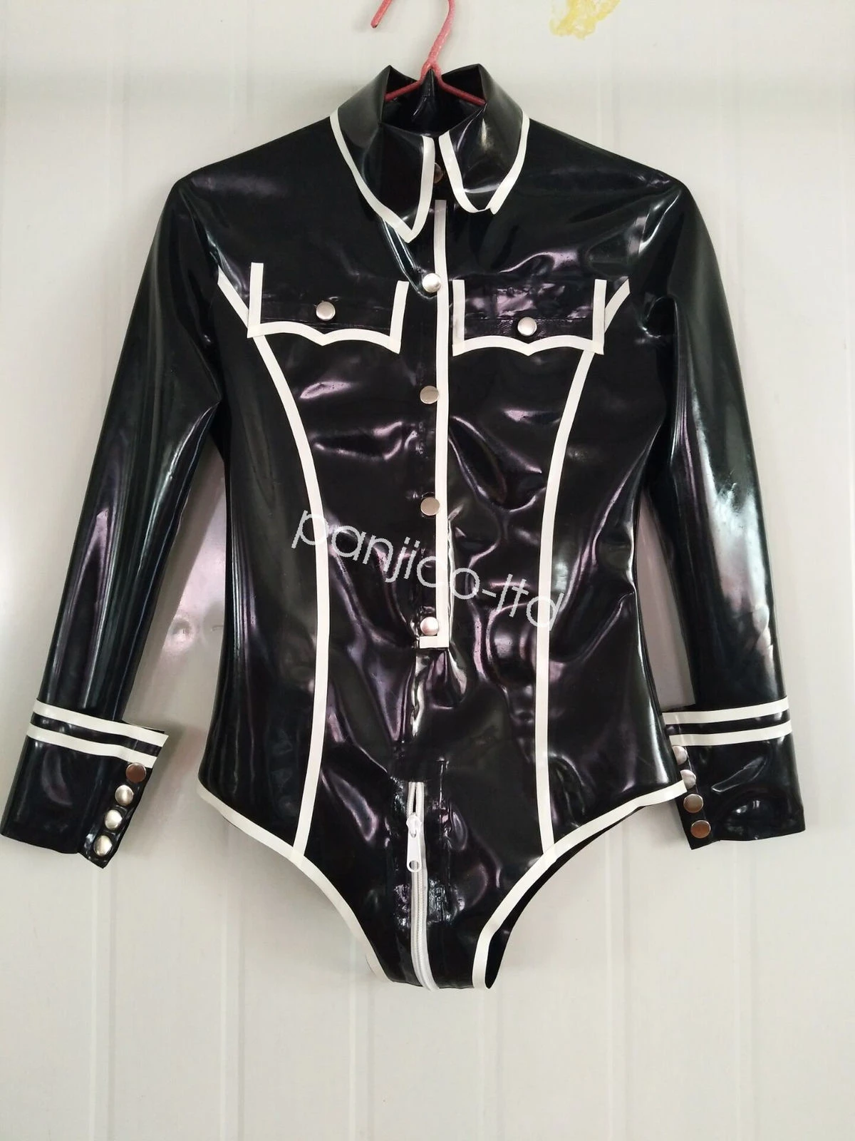 de goma de látex para mujer, ropa deportiva, uniforme de policía, fiesta, mascarada, fetiche| | - AliExpress