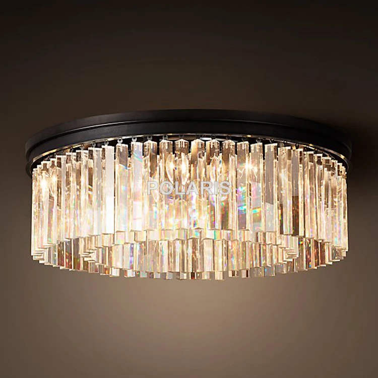 Free Shipping Modern RH Vintage Chandelier Crystal Ceiling Mounted