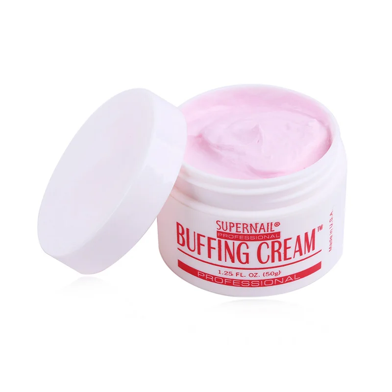 

1 pot 50g Professional Nail Care Nail Art Buffing Cream Nail Decoration Pink Color Nail Buffing tool Wholesale