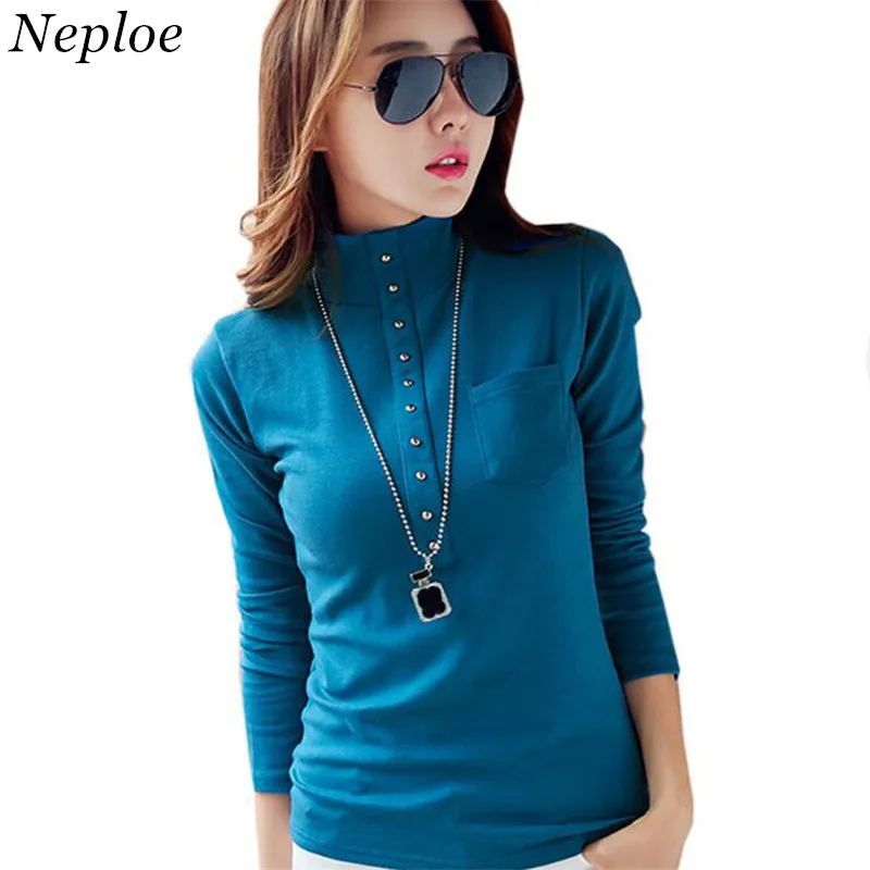 Neploe 2019 New Sweater for Women Long Sleeve Turtleneck Pull Femme ...