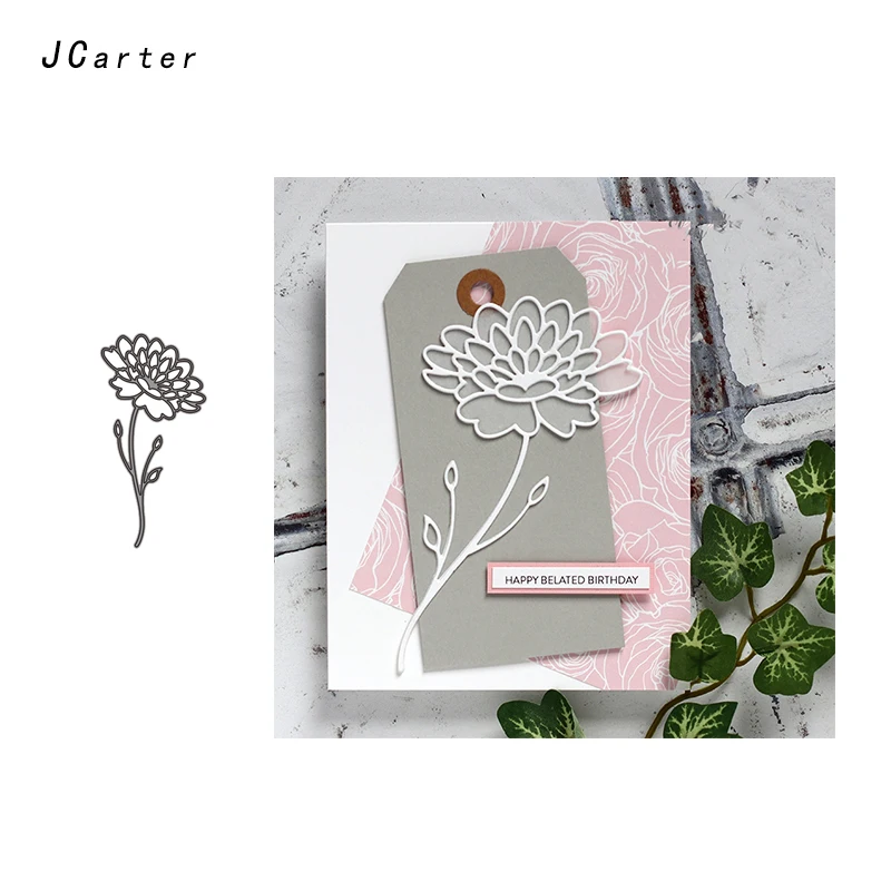 

JC Flowers Metal Cutting Dies Craft Cut Die Large Rose Shape Stencil for Scrapbooking DIY Handmade Album Paper Cards Make Decor